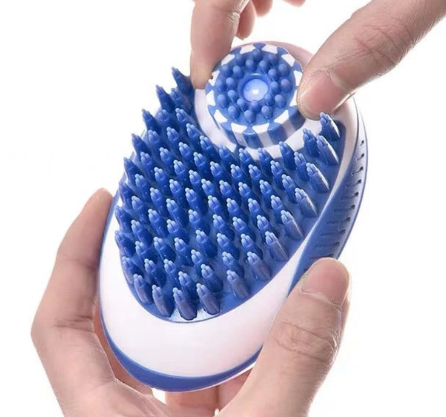 Silicone Bath/Massage Brush for Pets