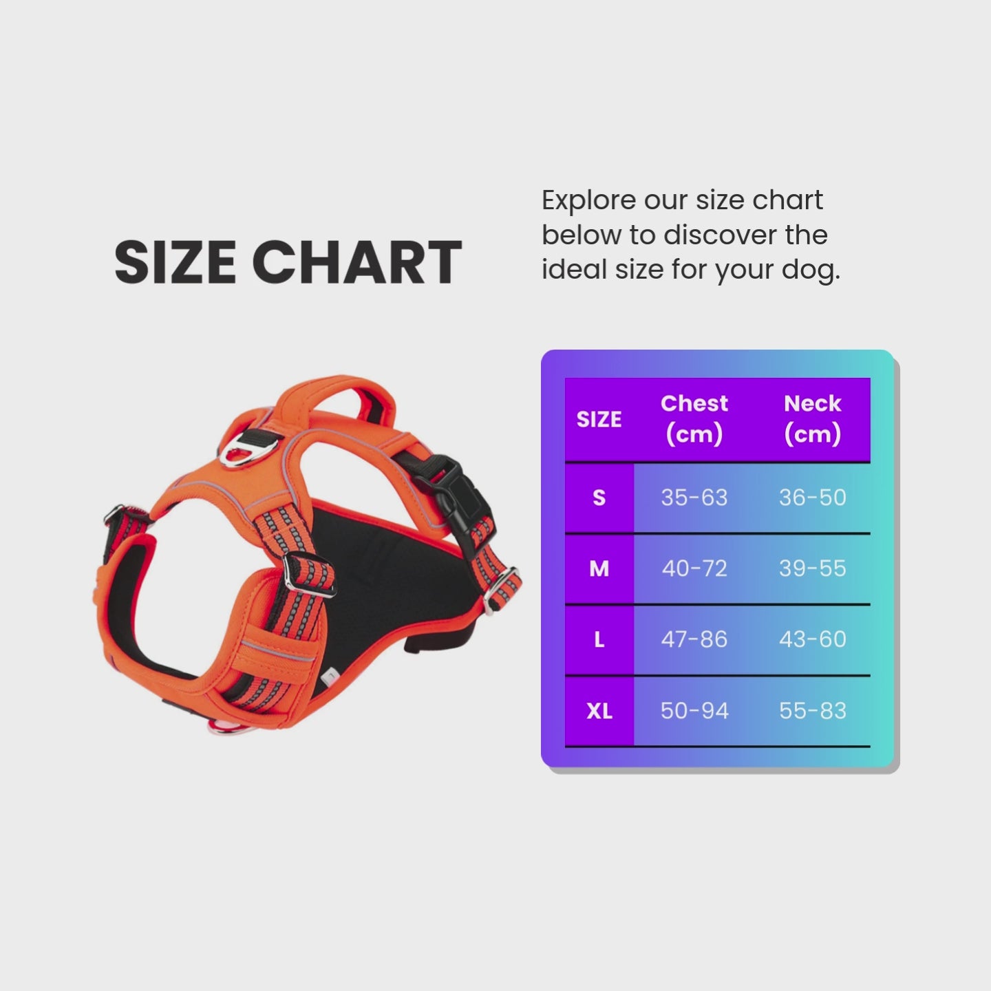 Pet Harness Durable and Waterproof